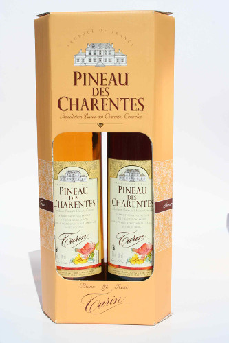 Pineau des Charentes Tarin blanc et rosé coffret séduction